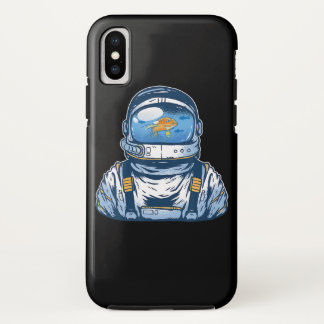 Astronaut Fishbowl Helmet Goldfish Spaceman Suit Case-Mate iPhone Case