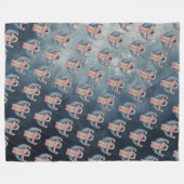 Astronaut Fleece Deken (Voorkant (Horizontaal))