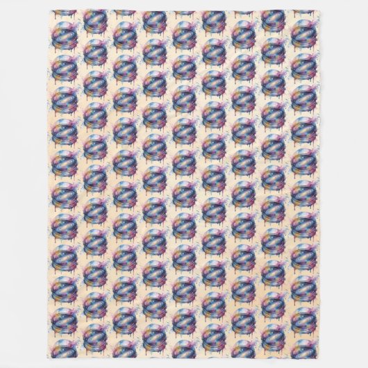 Astronaut Fleece Deken (Voorkant)