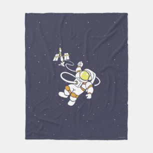 Astronaut Fleece Deken