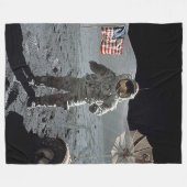 ASTRONAUT FLEECE DEKEN (Voorkant (Horizontaal))