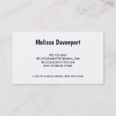 Astronaut Floating in Buitenruimte Visitekaartje (Achterkant)