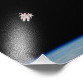 Astronaut Floating in Open Space - NASA - Foto Foto Afdruk (Hoek)