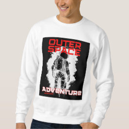 Astronaut Floating in Outer Space Design Trui