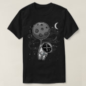 Astronaut Floating Ripple XRP Crypto Coin HODL T-shirt (Design voorkant)