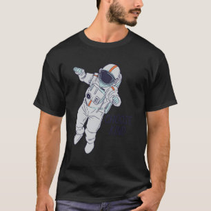 Astronaut Floating Space World Kindness Day Kies T-shirt