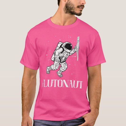 Astronaut fluitist fluitspeler muziekinstrument FL T-shirt (Voorkant)