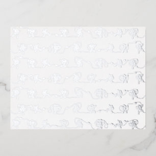 Astronaut Folie Holiday Briefkaart