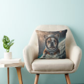 Astronaut French Bulldog Space Nursery  Kussen (Stoel)