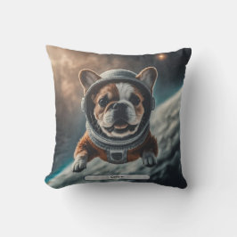 Astronaut French Bulldog Space Nursery  Kussen