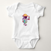 Astronaut , Funny Planets Buitspace Romper (Voorkant)