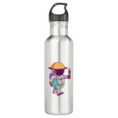 Astronaut , Funny Planets Waterfles (Voorkant)