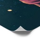 Astronaut Futuristisch Poster (Hoek)