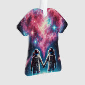 Astronaut Galaxy Acryl Ornament (voorkant)