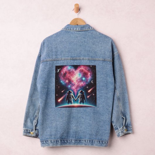 Astronaut Galaxy Denim Jacket (Hangar)
