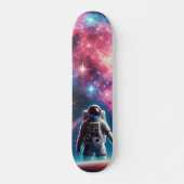 Astronaut Galaxy Skateboard Deck (Voorkant)