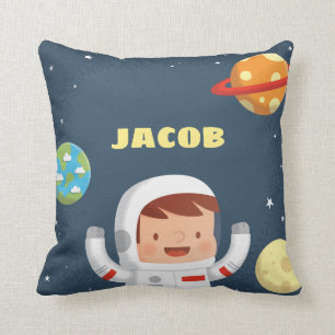 Astronaut Galaxy Space Boys Room Decor Pillow Kussen