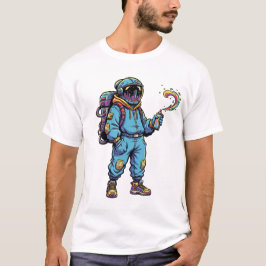 Astronaut Galaxy Stars graffiti Vibes T-Shirt