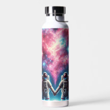 Astronaut Galaxy Waterfles