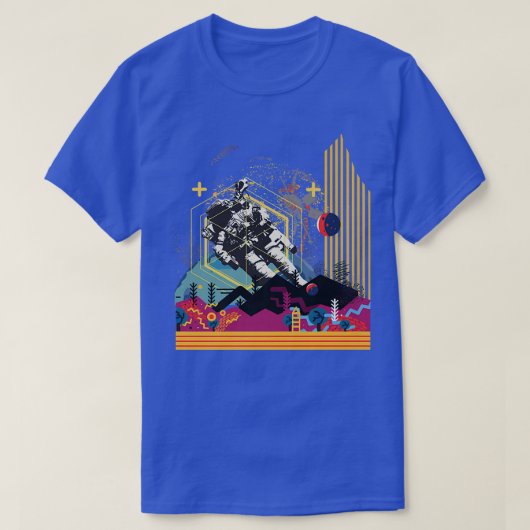 Astronaut Galay Techno Club House Music Rave Cloth T-shirt (Design voorkant)