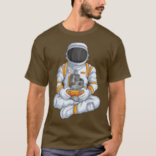 Astronaut gamer buitenruimte Mannen Gaming Solar S T-shirt