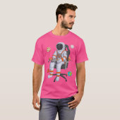 Astronaut Gamer Outer Space Mannen Kinder Gaming S T-shirt (Voorkant volledig)