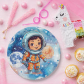  Astronaut Gefeliciteerd Papieren Bordje (Feest)