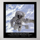 Astronaut Gernhardt-STS-69 Shuttle Mission NASA Poster (Voorkant)