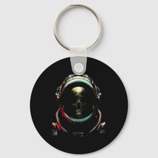 Astronaut Ghost Skeleton - Spooky Skull Halloween Sleutelhanger