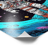 Astronaut Gifts Kinder maanlanding Foto Afdruk (Hoek)