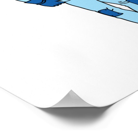 Astronaut-Girl 2 Poster (Hoek)