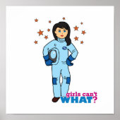 Astronaut-Girl 2 Poster (Voorkant)