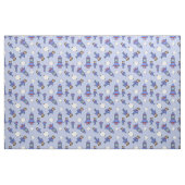 Astronaut Girl in Space Blue en Red Stof (Yard (91,4 cm))