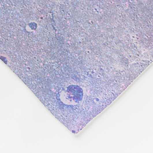 Astronaut girl Outer Space Fleece Deken (Hoek)