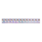 Astronaut girl Outer Space Grosgrain Lint (Voorkant)