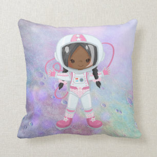 Astronaut girl Outer Space Kussen