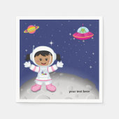 Astronaut girl servet (Voorkant)