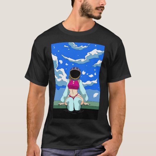 Astronaut Girl T-shirt (Voorkant)