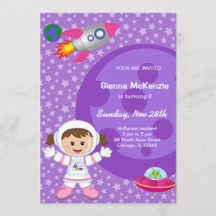 Astronaut girl Thema's Kaart