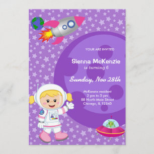 Astronaut girl Thema's Kaart