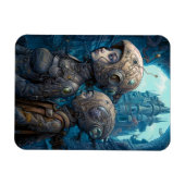 Astronaut Girls Surreal Science Fiction Magneet (Horizontaal)