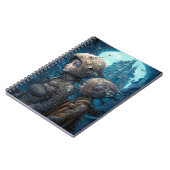 Astronaut Girls Surreal Science Fiction Notitieboek (Linkerzijde)