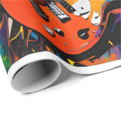 astronaut-gitarist cadeaupapier (Rol Hoek)