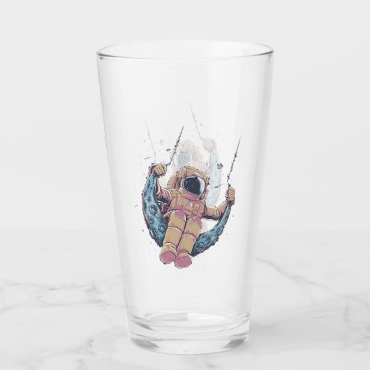 Astronaut Glas (Achterkant)