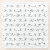 Astronaut Glass Onderzetter (Voorkant)