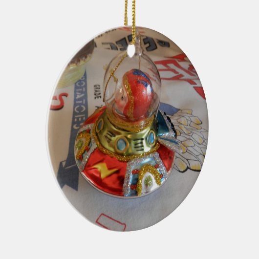 astronaut Glass Ornament op Idaho  (Rechts)