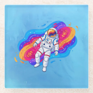 Astronaut Glazen Onderzetter