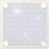 Astronaut Glazen Onderzetter (Achterkant)