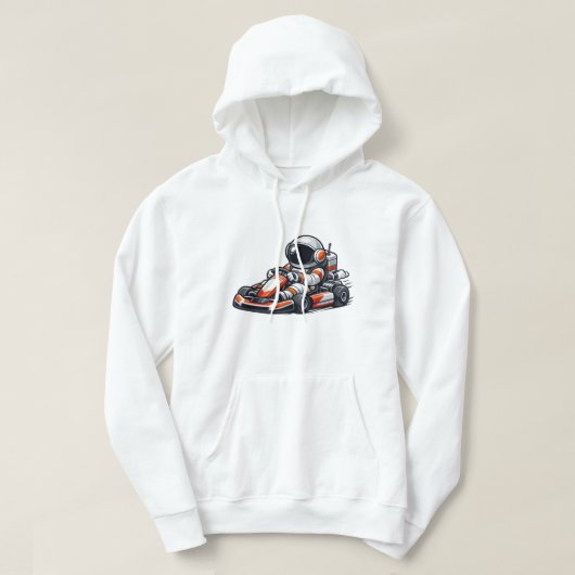 Astronaut Go-Kart Hoodie (Design voorkant)