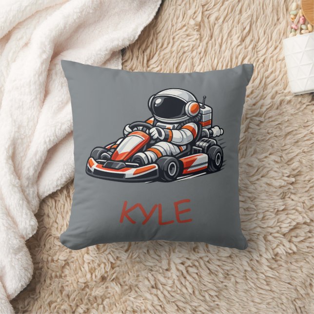 Astronaut Go-Kart Kussen (Deken)